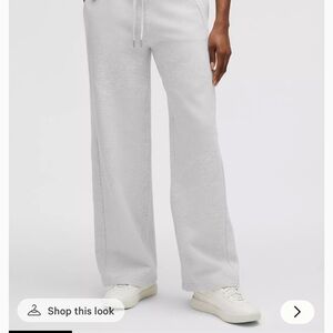 lululemon athletica Gray Wide-Leg Pants